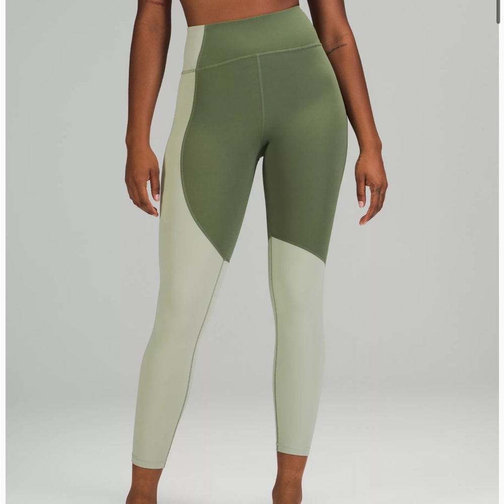 Lululemon Two-Tone Green Leggings